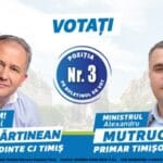 Echipa PMP Timiș – Cornel Sămărtinean la Consiliul Judetean Timiș și Alexandru Mutruc la Primăria Timișoara – singura alegere viabilă în 27 septembrie (P)